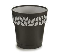 VASO CLOE diametro 25 GRAFITE CON RISERVA ACQUA