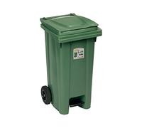 Pattumiera contenitore verde bidone spazzatura raccolta differenziata ruote