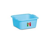Stefanplast 66300 Polietilene Bacinella quadra, 30 x 30 x 12,5 cm, Azzurro chiaro, 7 Litri,