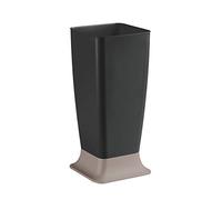 Portaombrelli in Plastica Zeus Antracite Base Tortora 25 x 25 x 55 cm Stefanplas