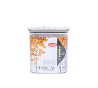 Stefanplast Barattolo ermetico 55010 Tosca – Portacereali con dosatore, trasparente 2 L