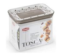 Stefanplast Barattolo plastica (1,2Lt) TOSCA Tortora 55600