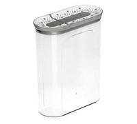 Stefanplast Barattolo plastica (2Lt) TOSCA porta cereali con dosatore Grigio