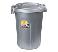 Bidoncino (23Lt) coperchio a clip JERRY Silver 70300