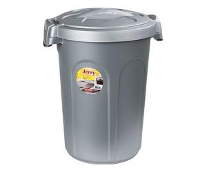 Stefanplast Bidoncino (23Lt) coperchio a clip JERRY Silver 70300