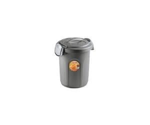 Stefanplast Bidoncino (8Lt) coperchio a clip SPEEDY Silver 70250