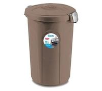 Stefanplast Bidone (46Lt) con coperchio a Clip TOM Tortora 70526