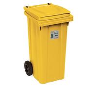 Stefanplast Bidone carellato (120Lt) URBAN ECO SYSTEM Giallo 25696