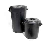 Bidone Immondizie Senza Copertura Nero Lt. 50 ST-204273
