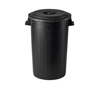 STEFANPLAST Bidone Plastica 70 litri Colore Nero - 2508+2598