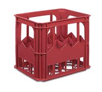 Stefanplast Bottle Cassetta Porta Bottiglie 12 Posti 40X30X35, Plastica, Marrone