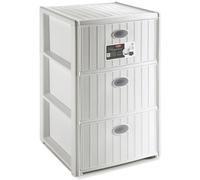 Stefanplast CASSETTIERA ELEGANCE 3 cassetti - cm. 40x40x60 h col. Bianco