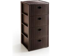 Cassettiera moka a 4 cassetti mobile per bagno cucina ufficio portaoggetti in pl