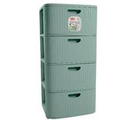 Cassettiera salvaspazio 4C (40x40x80cm) DOMUS HOME COLLECTION Verde 90102