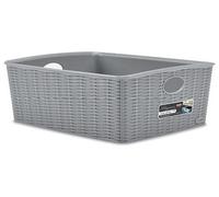 Stefanplast Cestino Elegance High 36x29x13 cm Grigio