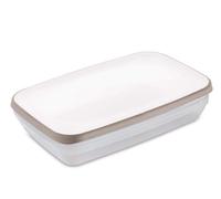 Stefanplast Ciaofresco Contenitore Ermetico, 2,4lt, Trasparente E Tortora