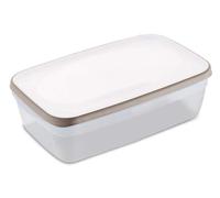 Stefanplast Ciaofresco Contenitore Ermetico, 3,6lt, Tortora Bianco