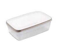 Stefanplast Contenitore alimenti (3,6Lt) CIAO FRESCO Bianco e Tortora 01361