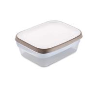 Stefanplast Contenitore FRIGO LT.1.2 Ciao Fresco Coperchio Bianco Tortora