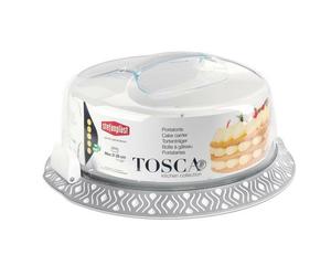 STEFANPLAST CONTENITORE TONDO TORTA TOSCA H 16 CM IN POLIPROPILENE