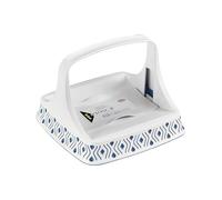 Stefanplast Tosca Scolaposate, Polipropilene, Blu Palace, 19 Bianco