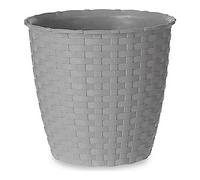 Stefanplast Coprivaso Natural in polipropilene colore grigio cm 14