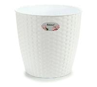 Vaso natural bianco - ø cm.29x26.5h. - lt.12.5 2 pezzi Stefanplast