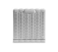 SCARPIERA BIANCA MODULARE MOD. ELEGANCE EFFETTO RATTAN IMPILABILE SALVASPAZIO