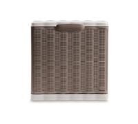 SCARPIERA TORTORA MODULARE MOD. ELEGANCE EFFETTO RATTAN IMPILABILE SALVASPAZIO