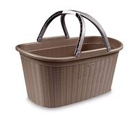 STEFANPLAST Cesta Porta Biancheria con 2 Manici richiudibili salvaspazio lt 35 B