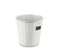 CESTINO PLASTICA 10LT ELEGANCE BIANCO