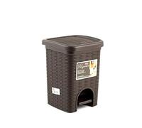 Stefanplast Elegance Pattumiera Bagno Lt. 6, Moka, plastica