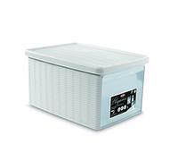 Stefanplast Elegance Scatola con Apertura, Plastica, Bianco