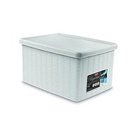 Stefanplast Scatola Elegance Multiuso M Chiusa 15 L 29x39x21 cm Bianco