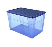Stefanplast Elegance Scatola Visualbox, Blu, 59x39x35 cm