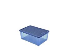 Stefanplast Elegance Scatola Visualbox, Plastica, Blu, 36.5x25.5x14 cm, 1 unità
