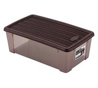 Stefanplast Elegance Scatola Visualbox, Plastica, Marrone, 32.5x19x11 cm, 1 unità