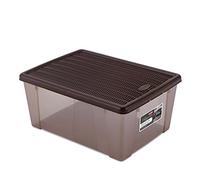 Stefanplast Elegance Scatola Visualbox, Plastica, Marrone, 39x29x17 cm, 1 unità