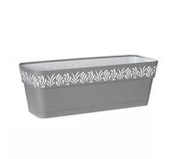 Stefanplast Fioriera Gaia 50 cm Stone con riserva d'acqua