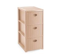 Stefanplast Mobile Cassettiera Elegance Slim 3 Cassetti Cashmere 30 x 40 x 60 cm