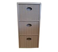 StefanPlast Mobiletto ELEGANCE SLIM 3 cassetti grigio tortora *nuovo, 30252