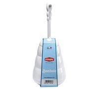 PORTASCOPINO BAGNO MODELLO BOMBOLO CONTENITORE CHIUSO BIANCO Ø 17 X 41 h