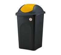 Stefanplast Pattumiera differenziata (30Lt) MULTIPAT Nero e Giallo 70211