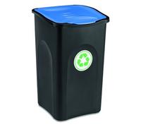 Stefanplast Pattumiera differenziata (50Lt) ECOGREEN Nero e Blu 70652