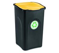Stefanplast Pattumiera differenziata (50Lt) ECOGREEN Nero e Giallo 70650
