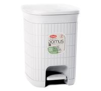 Stefanplast Pattumiera (20Lt) coperchio a pedale DOMUS HOME COLLECTION Bianco