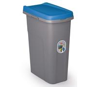 Stefanplast STF747 Pattumiera, Eco System, Blu, 25 lt