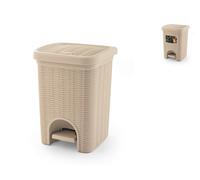 Stefanplast Pattumiera Elegance Rattan Lt 6 cm 21x21x28 h