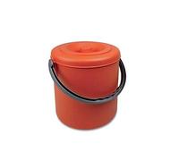 Stefanplast PATTUMIERA Eureka 15lt C/Cop Arancio, Come da Foto