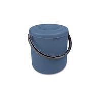 Pattumiera 20 Con Coperchio Eureka Blu - Ø30X31H Cm